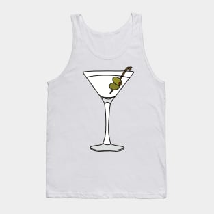 Martini Cocktail Tank Top